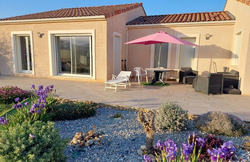 La Palme House | Maison Sans vie a vie vue sur les Corbières 5 km de la mer 75 de L'espagne