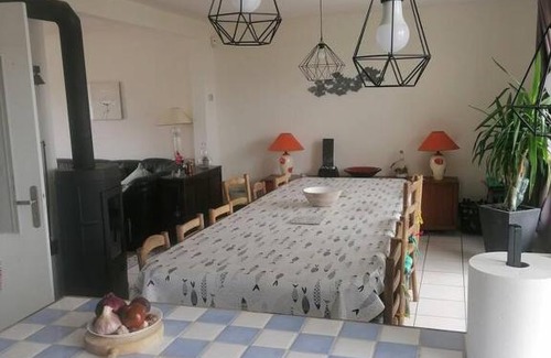 Dives-sur-Mer House | Maison spacieuse avec cheminée à Dives-sur-Mer