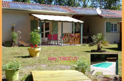 Gastes House | Maisonnette T2 ground floor 4 pers. Quiet location with swimming pool
