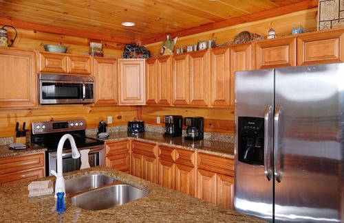 Pigeon Forge Cabin | Majestic Mountain Waters - Private Indoor Pool, Views & Theater!
