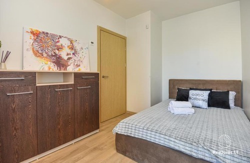 Palanga Apartment | Malūno vilos 777 - baseinas kieme