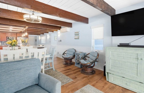 Ocean City House | Malibu in Maryland! One of a kind - 3 br/3 bath oceanfront on bdwlk - modern meets Old OC charm!