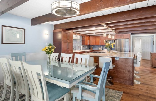 Ocean City House | Malibu in Maryland! One of a kind - 3 br/3 bath oceanfront on bdwlk - modern meets Old OC charm!
