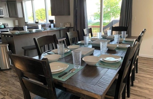 Elwood House | Mama Jen's NEWLY BUILT Lake Front Home at Johnson Lake, Nebraska