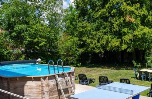 Montier-en-Der House | Manoir 19e 7 chambres, piscine chauffée, parc arboré proche lac en Champagne - FR-1-611-95