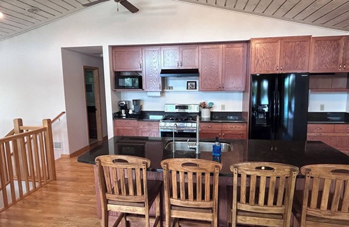 Maple Lake House | Maple Lake Retreat - Spacious lake home with private sand beach/swimming area