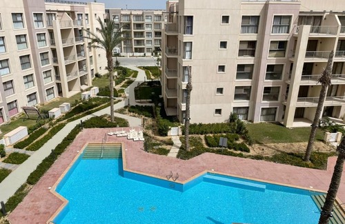 Sidi Abd El-Rahman Apartment | Marassi north coast 2 bedroom pool view 16j-403