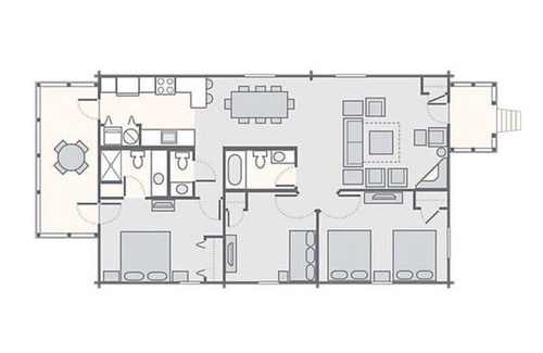 Gordonsville Cabin | March 24th - 30th, 2018 ~ 3 Bedroom Cabin ~ Shenandoah Crossing Resort