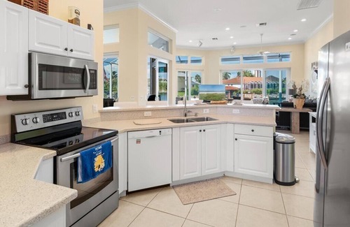 Marco Island House | Marco Island Vacation Rental: Waterfront with gulf access & electric heated pool