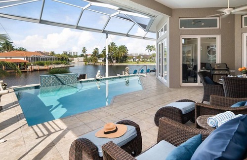 Marco Island House | Marco Island Vacation Rental: Waterfront with gulf access & electric heated pool