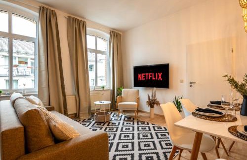 Gera Apartment | maremar - Ideal für Familien - Boxspringbett - Zentral - vollausgestattete Küche - Waschtrockner - Spielecke