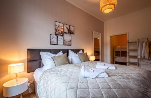 Gera Apartment | maremar - Ideal für Familien - Boxspringbett - Zentral - vollausgestattete Küche - Waschtrockner - Spielecke