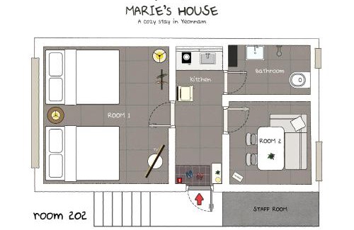 Seolcheon-myeon Bed & Breakfast | Marie's House 202 Hongdae