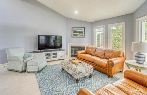 St. James House | Marina and Pool Roomy Golf-View Home in Southport