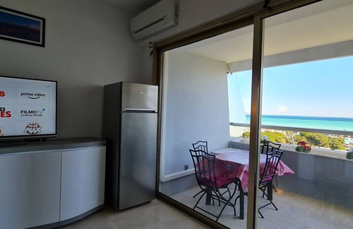 Villeneuve Loubet Beach Apartment | Marina Baie des Anges Enchanting sea view between Nice and Cannes Appt sleeps 4