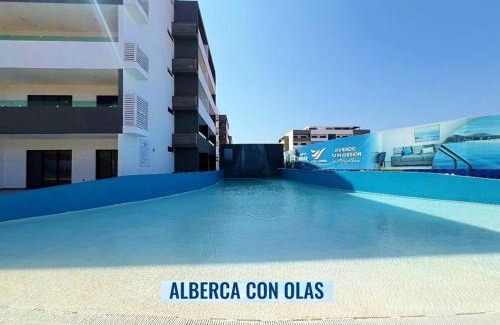 Villa Marina Apartment | Marina Cerritos - Blanco Celeste - 5 Albercas