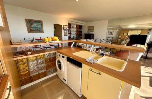 Villeneuve Loubet Beach Apartment | Marina Star Azurée le ciel le soleil et la mer entre Antibes et Nice 50m2 rien que pour vous avec vue panoramique sur mer garage privé terrasse plage a 150 m