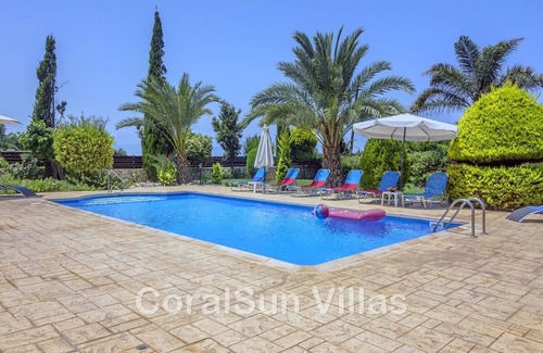 Ayia Marina Chrysochous Villa | Marlin Beach Front Luxury Villa - 4 Bedrooms