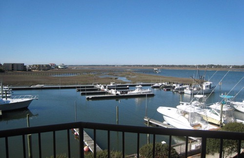 Murrells Inlet Condo | MARLIN QUAY, 2 BR , 2 bath , Unit 205, ELEVATOR, Pools, overlooks Marina