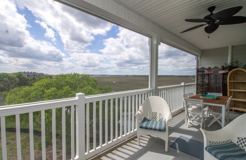 Folly Beach Condo | Marsh Winds 2P - Marsh View - Pool