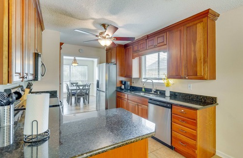 Mary Esther House | Mary Esther Home with Private Pool & Fireplace!