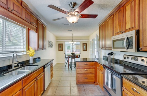 Mary Esther House | Mary Esther Home with Private Pool & Fireplace!