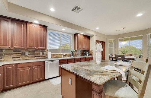 Maricopa House | Massive Golf Course Home with Pool, Spa, Game Room, Yoga Room! Stay a While