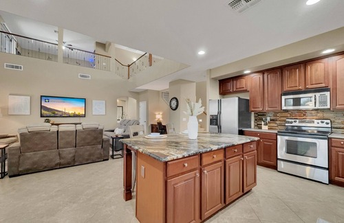 Maricopa House | Massive Golf Course Home with Pool, Spa, Game Room, Yoga Room! Stay a While