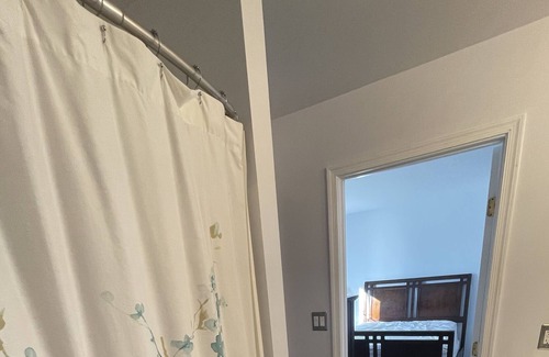 Aldie House | Master Bedroom and Private Bath with Walk-In Closet