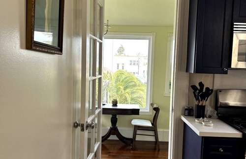 Inner Mission Apartment | Master Bedroom with Garden View and Private Bath