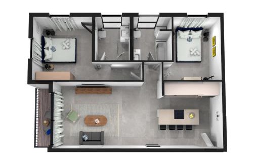 Tel Aviv City Center Apartment | master Shenkin