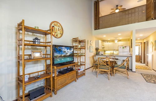 Kihei Condo | Maui Kamaole B-206 A/C Tropical Garden View, Full A/C, Across Kamaole Bch III