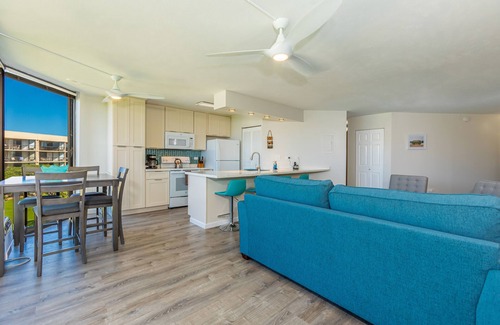 Kihei Condo | Maui Sunset #B-417 Spacious, Renovated Unit, Oceanfront Complex, Full A/C
