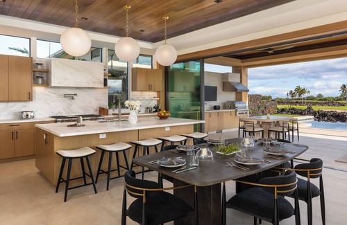 Waikoloa House | Mauna Lani Lux 6BD Estate: Golf, Ocean Views & Infinity Pool at One Ocean