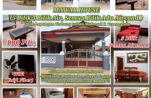 Kampung Telaga Batin Villa | Mawar Homestay Camelia 5 Bedroom 3 Bathroom - Near Airport and Gong Badak Stadium