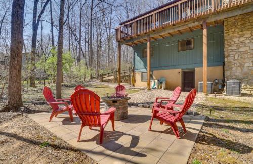Massanutten House | McGaheysville Vacation Rental Yard and Fire Pit!