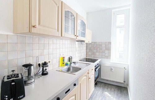 Magdeburg Apartment | Md09 Apartment in Magdeburg, 45qm, 1 Küche. 2 Schlafzimmer, Max. 4 Personen