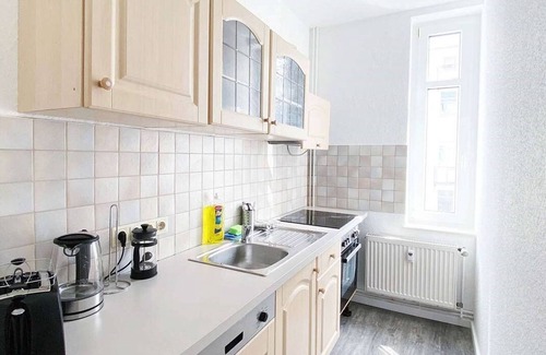 Magdeburg Apartment | Md11 Apartment in Magdeburg, 55qm, 1 Küche. 2 Schlafzimmer, Max. 4 Personen