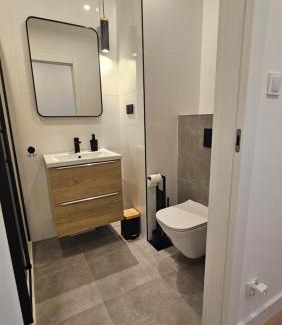 Mechelinki Apartment | Mechelinki, Apartament z ogródkiem, widokiem na morze i aneksem kuchennym