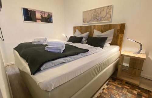 Wismar Apartment | Meerblick, Balkon und private Sauna im historischen Getreidespeicher