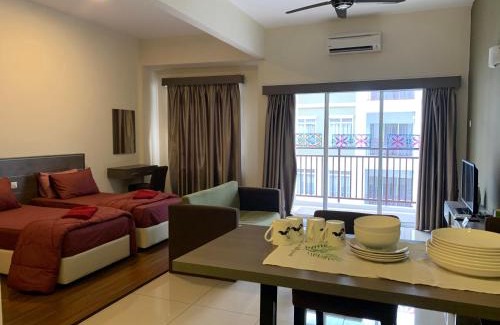 Malacca City Apartment | Melaka B Lagoon Irfan Luxury Room