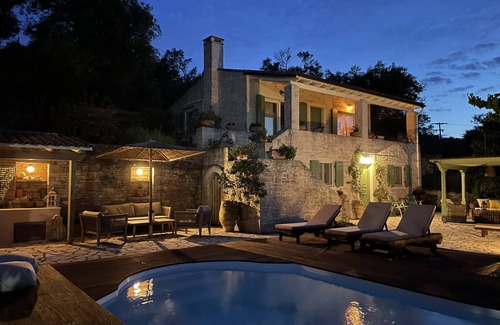 Kourteika Villa | MELITI traditional stone villa in Fontana AMA 00000458591