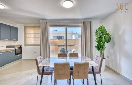 Mellieha Apartment | Mellieha 3BR home with Rooftop Pool Access w/AC's