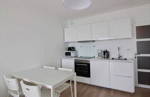 Hardelot-Plage Apartment | MERIDIEN E2 : Pleasant seafront apartment, 1 bedroom and 1 cabin, for 4 people in a.