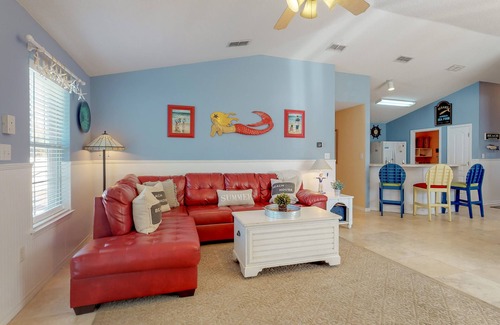 Fort Walton Beach - Destin House | MERMAID - Largest Heated Pool,Walk to Private Beach,GolfCart/LSV,Pet Friendly.