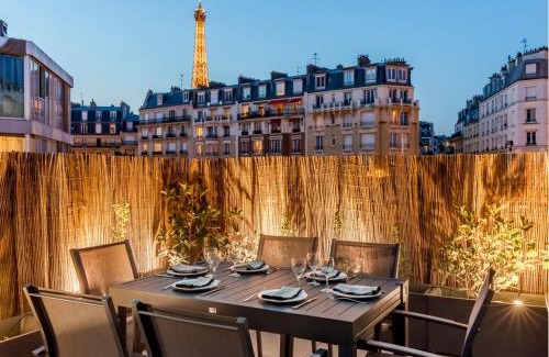 Grenelle Apartment | Merveil Luxury Suite - Eiffel Tower terrasse