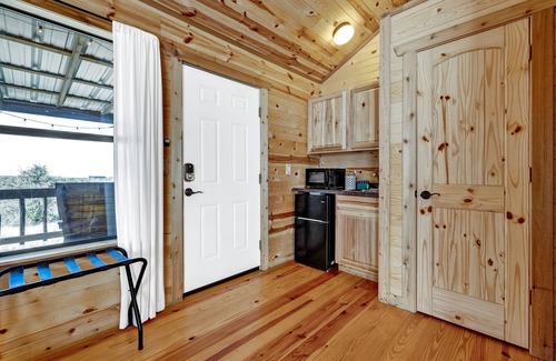 Fredericksburg Cabin | Mesquite Cabin w/Hot Tub & Hill Country Views