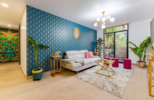 La Condesa Apartment | Mexican Art Deco Escape