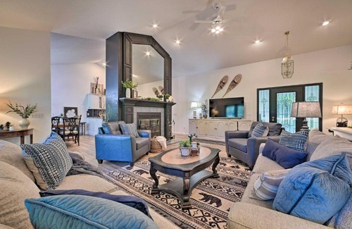 Michaywe Villa | Michigan Golf Course Retreat with Gameroom and Hot tub