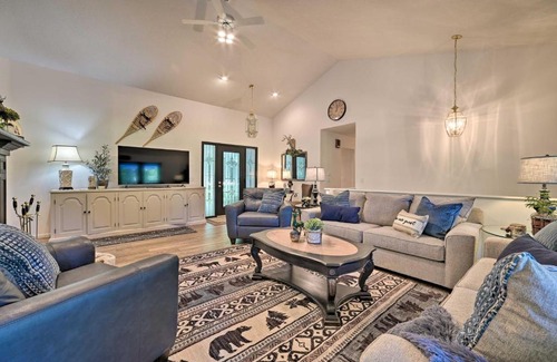 Michaywe Villa | Michigan Golf Course Retreat with Gameroom and Hot tub